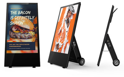 BrightBuddy Indoor/Outdoor Mobile Digital Signage