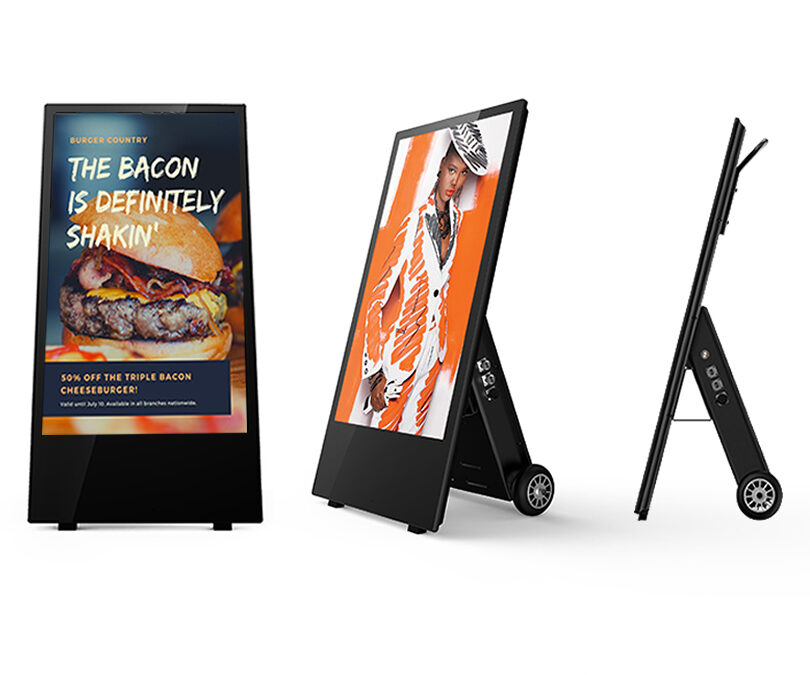 BrightBuddy Indoor/Outdoor Mobile Digital Signage